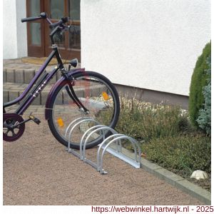 GAH Alberts meervoudige fietsenstandaard 3 fietsen verzinkt staal 700x300 mm - H51501814 - afbeelding 2