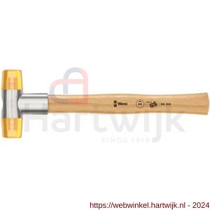 Wera 100 kunststof hamer met Celidor kop nummer 2x28 mm - H227400001 - afbeelding 1