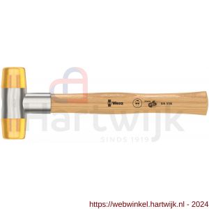 Wera 100 kunststof hamer met Celidor kop nummer 4x36 mm - H227400003 - afbeelding 1
