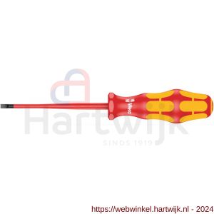 Wera 160 iS VDE geïsoleerde zaagsnede schroevendraaier kling met gereduceerde diameter 0.8x4x100 mm - H227400604 - afbeelding 1