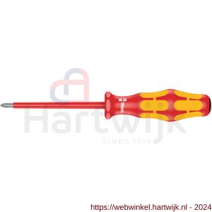 Wera 165 i PZ VDE geïsoleerde Pozidriv schroevendraaier PZ 0x80 mm - H227400579 - afbeelding 1