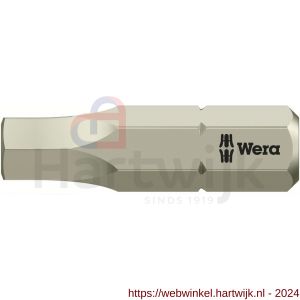 Wera 3840/1 TS zeskant bit Hex-Plus inbus RVS 5.5x25 mm - H227402383 - afbeelding 1