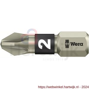 Wera 3855/1 TS bit Pozidriv RVS PZ 2x25 mm - H227402353 - afbeelding 1