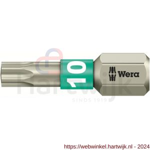 Wera 3867/1 TS Torx bit RVS TX 10x25 mm - H227402358 - afbeelding 1