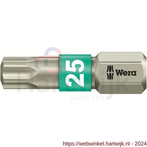 Wera 3867/1 TS Torx bit RVS TX 25x25 mm - H227402361 - afbeelding 1