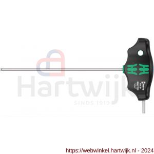 Wera 454 HF T-greep zeskant-schroevendraaier Hex-Plus vasthoudfunctie duims 1/8 inch x 150 mm - H227401012 - afbeelding 1