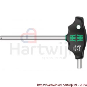 Wera 454 HF T-greep zeskant-schroevendraaier Hex-Plus vasthoudfunctie duims 3/8 inch x 150 mm - H227401019 - afbeelding 1
