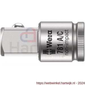 Wera 781 A 1/4 inch dopsleutel adapter 781 A/C 1/2 inch x 36 mm x 1/4 inch - H227403705 - afbeelding 1