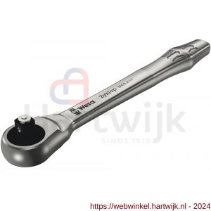 Wera 8003 A Zyklop Metal-ratel met doorsteekvierkant 1/4 inch aandrijving 1/4 inch x 141 mm - H227400408 - afbeelding 2