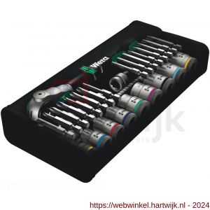 Wera 8100 ZB 9 Zyklop Speed dopsleutel ratelset 3/8 inch aandrijving inch maten 29 delig - H227400421 - afbeelding 2