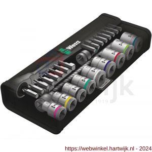 Wera 8100 ZB 8 Zyklop Metal dopsleutel ratelset omschakelpal 3/8 inch aandrijving metrisch 29 delig - H227400420 - afbeelding 2