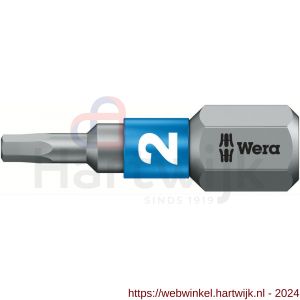 Wera 840/1 BTZ zeskant bit inbus 2x25 mm - H227401630 - afbeelding 1