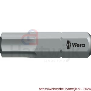 Wera 840/1 BTZ zeskant bit inbus 6x25 mm - H227401636 - afbeelding 1