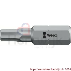 Wera 840/1 Z zeskant bit Hex-Plus inbus 4x25 mm - H227401575 - afbeelding 1