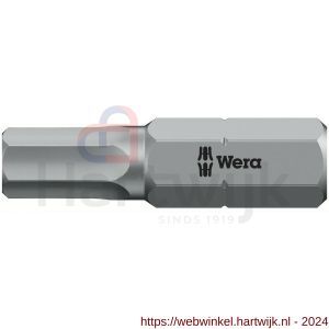 Wera 840/1 Z zeskant bit Hex-Plus inbus 5/32 inch x 25 mm - H227403117 - afbeelding 1