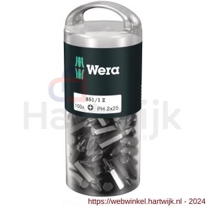 Wera 851/1 Z DIY 100 bit Phillips PH 2x25 mm 100 delig - H227402446 - afbeelding 1