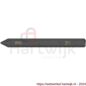 Wera 851 S Phillips kruiskopbit voor slagschroevendraaier PH 1x70 mm - H227403560 - afbeelding 1