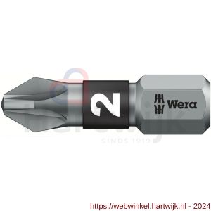 Wera 855/1 BTZ bit Pozidriv PZ 2x25 mm - H227401644 - afbeelding 1