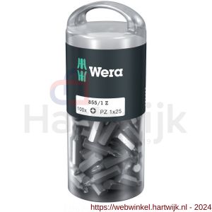 Wera 855/1 Z DIY bit Pozidriv PZ 1x25 mm 100 delig - H227402447 - afbeelding 1