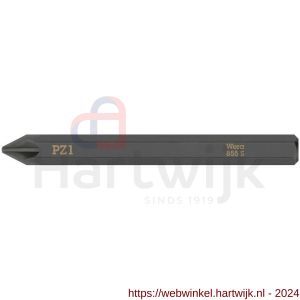 Wera 855 S Pozidriv kruiskopbit voor slagschroevendraaier PZ 1x70 mm - H227403564 - afbeelding 1