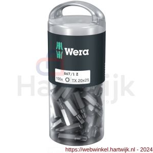 Wera 867/1 Torx bit DIY 100 TX 20x25 mm 100 delig Pro-Box - H227402451 - afbeelding 1