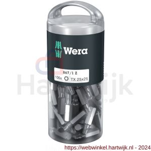 Wera 867/1 Torx bit DIY 100 TX 25x25 mm 100 delig Pro-Box - H227402452 - afbeelding 1