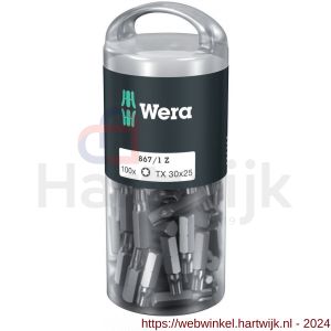Wera 867/1 Torx bit DIY 100 TX 30x25 mm 100 delig Pro-Box - H227402454 - afbeelding 1