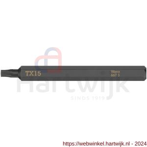 Wera 867 S Torx bit voor slagschroevendraaier TX 15x70 mm - H227403585 - afbeelding 1
