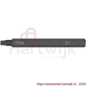 Wera 867 S Torx bit voor slagschroevendraaier TX 20x70 mm - H227403586 - afbeelding 1