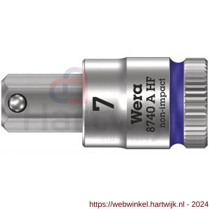 Wera 8740 A HF binnenzeskant Zyklop bitdop met 1/4 inch aandrijving vasthoudfunctie 7x28 mm - H227403651 - afbeelding 1