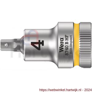 Wera 8740 B HF binnenzeskant Zyklop bitdop met 3/8 inch aandrijving vasthoudfunctie 4x35 mm - H227400075 - afbeelding 1