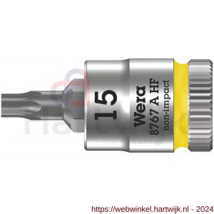Wera 8767 A HF Torx Zyklop bitdop met 1/4 inch aandrijving vasthoudfunctie TX 15x28 mm - H227403672 - afbeelding 1