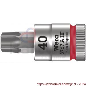 Wera 8767 A HF Torx Zyklop bitdop met 1/4 inch aandrijving vasthoudfunctie TX 40x28 mm - H227403680 - afbeelding 1