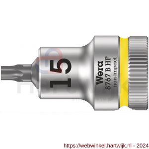 Wera 8767 B HF Torx Zyklop bitdop met 3/8 inch aandrijving vasthoudfunctie TX 15x35 mm - H227400090 - afbeelding 1
