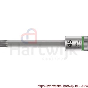 Wera 8767 B HF Torx Zyklop bitdop met 3/8 inch aandrijving vasthoudfunctie TX 45x100 mm - H227400101 - afbeelding 1