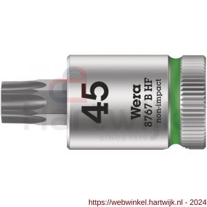 Wera 8767 B HF Torx Zyklop bitdop met 3/8 inch aandrijving vasthoudfunctie TX 45x38.5 mm - H227400100 - afbeelding 1