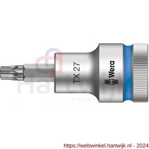Wera 8767 C HF Torx Zyklop bitdop met 1/2 inch aandrijving vasthoudfunctie TX 27x60 mm - H227400369 - afbeelding 1