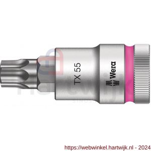 Wera 8767 C HF Torx Zyklop bitdop met 1/2 inch aandrijving vasthoudfunctie TX 55x60 mm - H227400374 - afbeelding 1
