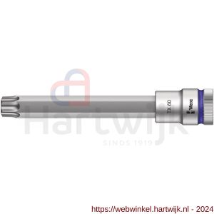 Wera 8767 C HF Torx Zyklop bitdop met 1/2 inch aandrijving vasthoudfunctie TX 60x140 mm - H227400390 - afbeelding 1