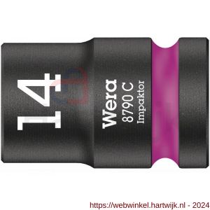 Wera 8790 C Impaktor dop met 1/2 inch aandrijving 14x38 mm - H227400501 - afbeelding 1