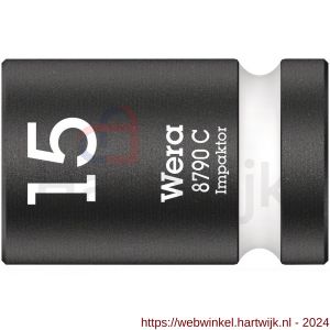 Wera 8790 C Impaktor dop met 1/2 inch aandrijving 15x38 mm - H227400502 - afbeelding 1