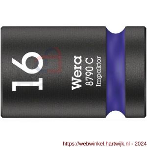 Wera 8790 C Impaktor dop met 1/2 inch aandrijving 16x38 mm - H227400503 - afbeelding 1