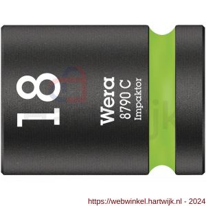 Wera 8790 C Impaktor dop met 1/2 inch aandrijving 18x38 mm - H227400505 - afbeelding 1
