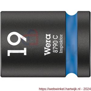 Wera 8790 C Impaktor dop met 1/2 inch aandrijving 19x38 mm - H227400506 - afbeelding 1