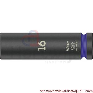 Wera 8790 C Impaktor Deep dop met 1/2 inch aandrijving 16x83 mm - H227403710 - afbeelding 1