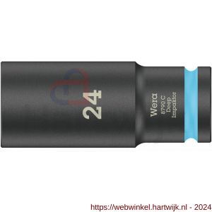 Wera 8790 C Impaktor Deep dop met 1/2 inch aandrijving 24x83 mm - H227403716 - afbeelding 1