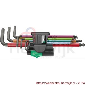 Wera 950/7 Hex-Plus Multicolour Magnet 1 stiftsleutelset metrisch BlackLaser 7 delig - H227400886 - afbeelding 1