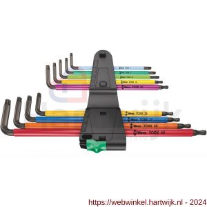 Wera 967/9 TX XL Multicolour 1 stiftsleutelset lang 9 delig - H227401137 - afbeelding 2