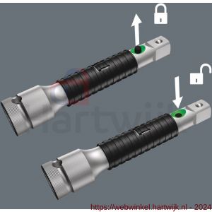 Wera 8796 SC Zyklop-verlengstuk dopsleutel Flexible-Lock met vrijloophuls kort voor 1/2 inch aandrijving 1/2 inch x 125 mm - H227400307 - afbeelding 2