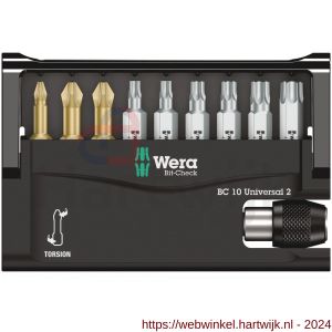 Wera Bit-Check 10 Universal 2 bit set 10 delig - H227402987 - afbeelding 2